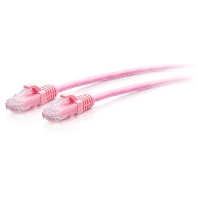 C2G 7ft (2.1m) Cat6a Snagless Unshielded (UTP) Slim Ethernet Network Patch Cable Pink C2G 7ft (2.1m) Cat6a Snagless Unshielded (UTP) Slim Ethernet Network Patch Cable Pink