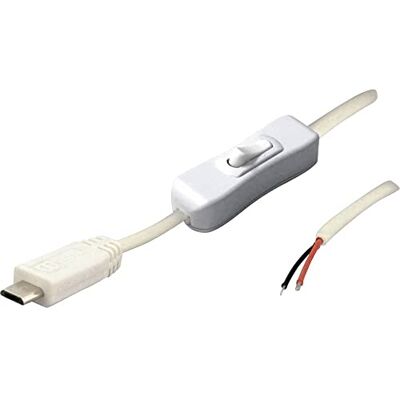 Cavo Micro-USB con Interruttore - 2 Poli - 1,80 m Cavo Micro-USB con Interruttore - 2 Poli - 1,80 m