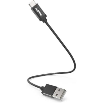 Hama Cavo USB A/USB Type C, 0,2 metri, nero Hama Cavo USB A/USB Type C, 0,2 metri, nero
