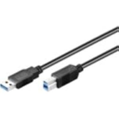 MicroConnect USB3.0AB1B cavo USB 1 m 3.0 (3.1 Gen 1) USB A USB B Nero MicroConnect USB3.0AB1B cavo USB 1 m 3.0 (3.1 Gen 1) USB A USB B Nero