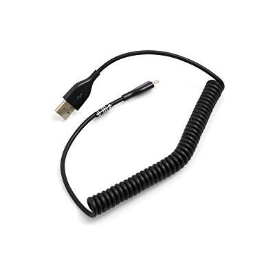 SYSTEM-S Cavo micro USB a spirale, 50-100 cm SYSTEM-S Cavo micro USB a spirale, 50-100 cm