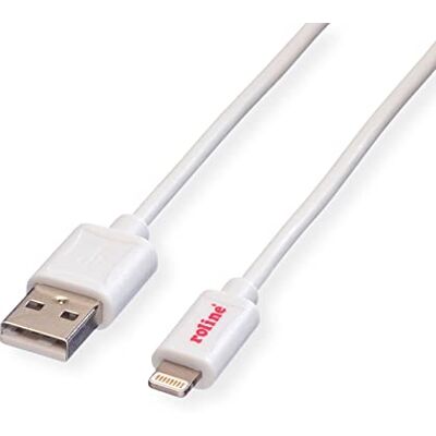 Roline Cavo Carica e sincronizzazione USB 2.0 per dispositivi Apple, con connettore Luminoso 1,8 m Roline Cavo Carica e sincronizzazione USB 2.0 per dispositivi Apple, con connettore Luminoso 1,8 m