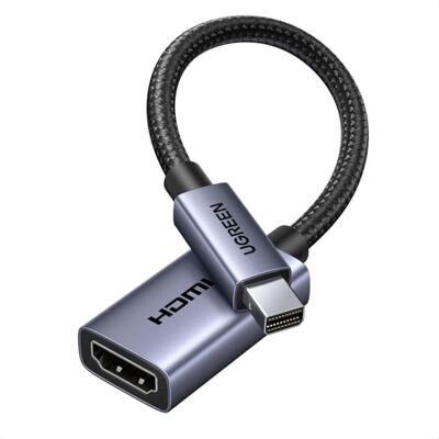 UGREEN 4K 30Hz Adattatore Mini DisplayPort a HDMI Thunderbolt 1 2 2 Pezzi UGREEN 4K 30Hz Adattatore Mini DisplayPort a HDMI Thunderbolt 1 2 2 Pezzi