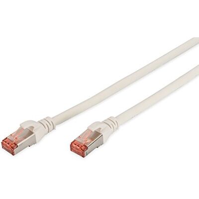 Digitus DK1644005WH Cavo Rete, Cat-6 0,5 m, Cavo patch S-FTP LSZH Digitus DK1644005WH Cavo Rete, Cat-6 0,5 m, Cavo patch S-FTP LSZH
