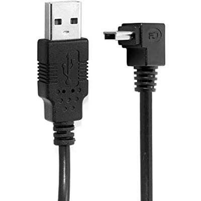 chenyang cavo mini USB 2.0 tipo B ad angolo di 90 gradi, 5 pin maschio a USB maschio, 0,5m chenyang cavo mini USB 2.0 tipo B ad angolo di 90 gradi, 5 pin maschio a USB maschio, 0,5m