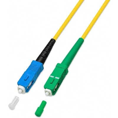 Techly Professional 363708 Cavo Fibra Ottica Monomodale OS2 SC-APC/SC-UPC 9/125 5m Giallo Techly Professional 363708 Cavo Fibra Ottica Monomodale OS2 SC-APC/SC-UPC 9/125 5m Giallo