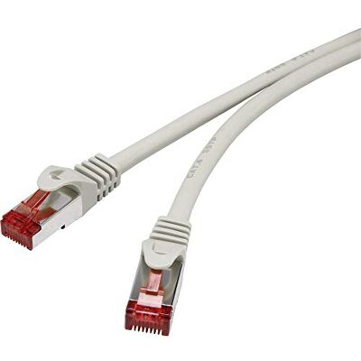 Renkforce RF-4724260 Cavo di Rete, RJ45, Cat. 6, S/FTP, 15,00 m, Colore: Grigio con nottolino denaurimento, contatti Dorati Renkforce RF-4724260 Cavo di Rete, RJ45, Cat. 6, S/FTP, 15,00 m, Colore: Grigio con nottolino denaurimento, contatti Dorati