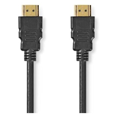 NEDIS Cavo HDMI ™ ad alta velocità con Ethernet, connettore HDMI™ connettore HDMI™ 4K@60Hz 18 Gbps 1,50 m rotondo PVC nero sacchetto di plastica NEDIS Cavo HDMI ™ ad alta velocità con Ethernet, connettore HDMI™ connettore HDMI™ 4K@60Hz 18 Gbps 1,50 m rotondo PVC nero sacchetto di plastica