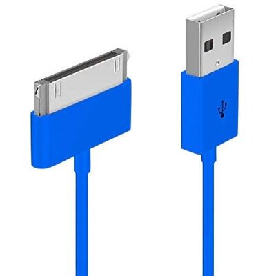 Dragon 3 pezzi di 3 metri extra lunghi blu 30 pin USB cavo di ricarica compatibile con Apple iPhone 4 4S 3G 3GS Apple iPad 1st 2nd 3rd Gen iPod 5th Gen Dragon 3 pezzi di 3 metri extra lunghi blu 30 pin USB cavo di ricarica compatibile con Apple iPhone 4 4S 3G 3GS Apple iPad 1st 2nd 3rd Gen iPod 5th Gen
