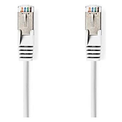 NEDIS Cavo Cat 6a SF/UTP RJ45 (8P8C) maschio RJ45 (8P8C) maschio Tondo PVC Etichetta 0.50 m Bianco NEDIS Cavo Cat 6a SF/UTP RJ45 (8P8C) maschio RJ45 (8P8C) maschio Tondo PVC Etichetta 0.50 m Bianco