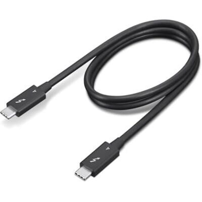 Lenovo Cavo Thunderbolt 4 0.7m, 40Gbps, Ricarica Fino a 230W, Compatibile Dock e Laptop USB-C/Thunderbolt, Design Anti-Ingombro – Nero Lenovo Cavo Thunderbolt 4 0.7m, 40Gbps, Ricarica Fino a 230W, Compatibile Dock e Laptop USB-C/Thunderbolt, Design Anti-Ingombro – Nero