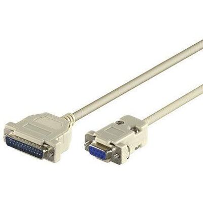 MicroConnect IBM029-2 cavo seriale Grigio 1,8 m DB25 DB9 MicroConnect IBM029-2 cavo seriale Grigio 1,8 m DB25 DB9