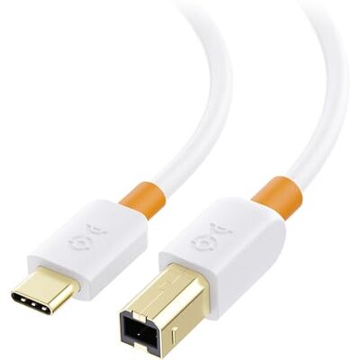 Cable Matters Cavo Stampante USB C (Cavo USB C a USB B, Cavo USB B a USB C) in Bianco 2m Cable Matters Cavo Stampante USB C (Cavo USB C a USB B, Cavo USB B a USB C) in Bianco 2m