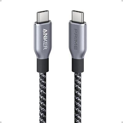 Cavo USB C a USB C Anker Prime - Riciclato - 240W - 3ft Cavo USB C a USB C Anker Prime - Riciclato - 240W - 3ft