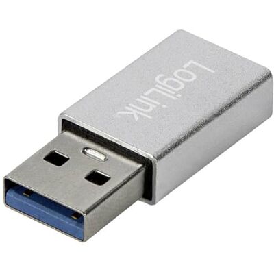 Logilink ADAPTADOR USB 3.2 GEN1 TIPO-C, USB-A/M A USB-C/F, PLATEADO Logilink ADAPTADOR USB 3.2 GEN1 TIPO-C, USB-A/M A USB-C/F, PLATEADO