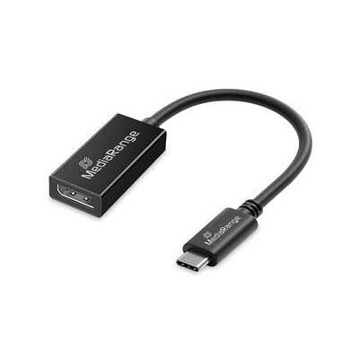MediaRange Convertitore audio e video USB Type-C a Displayport, W129306766 (convertitore audio e video, 20 cm, nero) MediaRange Convertitore audio e video USB Type-C a Displayport, W129306766 (convertitore audio e video, 20 cm, nero)