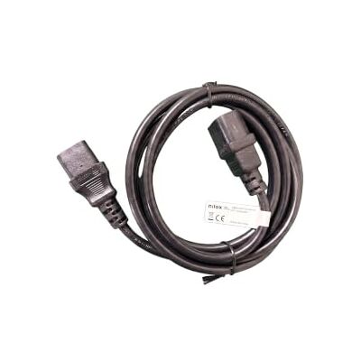 Nilox , Prolunga Alimentazione IEC C13, Cavo Alimentazione, Lunghezza 2 m Nilox , Prolunga Alimentazione IEC C13, Cavo Alimentazione, Lunghezza 2 m