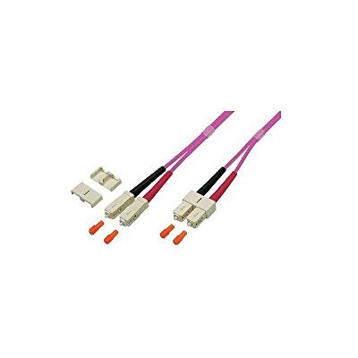 Techly Professional 028016 Cavo Fibra Ottica Multimodale OM4 SC/SC 50/125 5 Fucsia Techly Professional 028016 Cavo Fibra Ottica Multimodale OM4 SC/SC 50/125 5 Fucsia