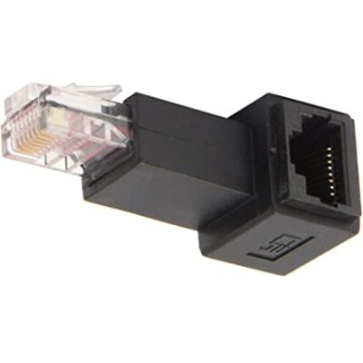 chenyang CY Adattatore di estensione di rete Ethernet LAN maschio da 5 a 8 pin maschio 8P8C FTP STP UP Cat 5e ad angolo retto chenyang CY Adattatore di estensione di rete Ethernet LAN maschio da 5 a 8 pin maschio 8P8C FTP STP UP Cat 5e ad angolo retto