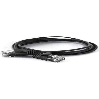 Cavo di Connessione Wantec - RJ-45 - Cat 6A - Nero - Cavo di Rete Cavo di Connessione Wantec - RJ-45 - Cat 6A - Nero - Cavo di Rete