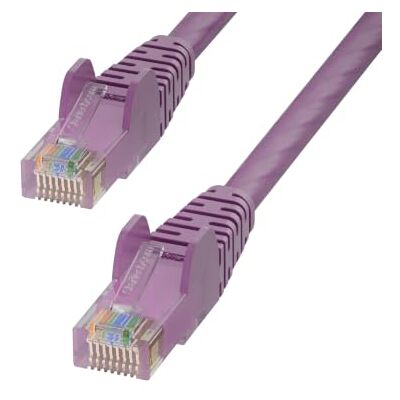 StarTech Cavo Ethernet Cat6 Viola 30m, Snagless, 24AWG (CAT6UTP30MPL) Confezione da 10, Conduttori in Rame Puro 34AWG, Connettori RJ45 Placcati Oro, Cavo Patch Antigroviglio, Cavo Ethernet 10Gbps StarTech Cavo Ethernet Cat6 Viola 30m, Snagless, 24AWG (CAT6UTP30MPL) Confezione da 10, Conduttori in Rame Puro 34AWG, Connettori RJ45 Placcati Oro, Cavo Patch Antigroviglio, Cavo Ethernet 10Gbps