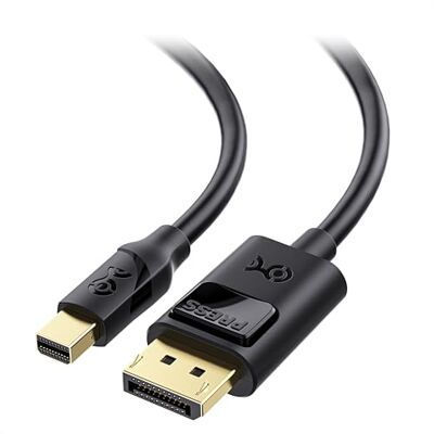Cable Matters Cavo Mini DisplayPort a DisplayPort 4K, 1,8 m, Nero 4K@60Hz, 2K@144Hz, Mini DisplayPort a DisplayPort, Cavo Mini DisplayPort a DisplayPort, Thunderbolt 1/2 compatibile Cable Matters Cavo Mini DisplayPort a DisplayPort 4K, 1,8 m, Nero 4K@60Hz, 2K@144Hz, Mini DisplayPort a DisplayPort, Cavo Mini DisplayPort a DisplayPort, Thunderbolt 1/2 compatibile