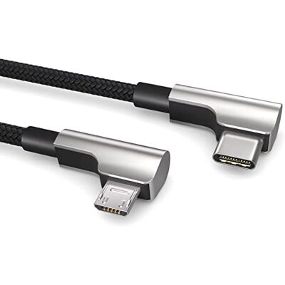 PAXO Cavo USB per ebike da 0,15 m compatibile con il cavo di ricarica OTG di Bosch Intuvia, da Micro USB a USB C PAXO Cavo USB per ebike da 0,15 m compatibile con il cavo di ricarica OTG di Bosch Intuvia, da Micro USB a USB C