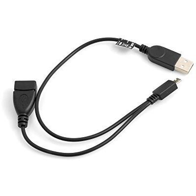 SYSTEM-S Sistema di S 3 in1 OTG Host Micro USB (maschio) a USB A 2.0 (Male/Female) cavo 30 cm SYSTEM-S Sistema di S 3 in1 OTG Host Micro USB (maschio) a USB A 2.0 (Male/Female) cavo 30 cm