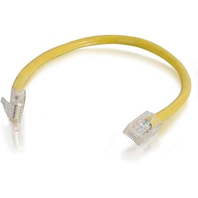 C2G Cables To Go, Cavo di rete Patch assemblato, Cat5e 350mhz, 3 m, colore: Giallo C2G Cables To Go, Cavo di rete Patch assemblato, Cat5e 350mhz, 3 m, colore: Giallo