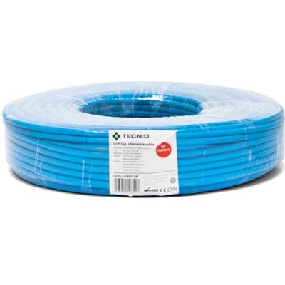 TECNID Velamp Cavo di Rete LAN Ethernet Cat 6 – UTP – Lunghezza 50 mt Matassa TECNID Velamp Cavo di Rete LAN Ethernet Cat 6 – UTP – Lunghezza 50 mt Matassa
