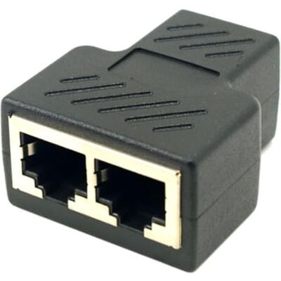 chenyang Adattatore splitter Ethernet, da CY CAT6, RJ45, 8P8C a doppia porta RJ45, con schermatura chenyang Adattatore splitter Ethernet, da CY CAT6, RJ45, 8P8C a doppia porta RJ45, con schermatura