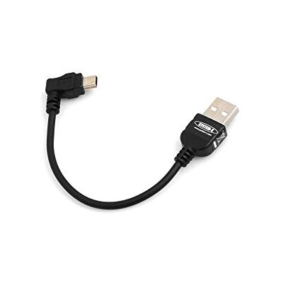 SYSTEM-S Mini Cavo Dati USB Cavo di Ricarica con Spina angolare a 90°, 90°, Angolo Destro, 10 cm SYSTEM-S Mini Cavo Dati USB Cavo di Ricarica con Spina angolare a 90°, 90°, Angolo Destro, 10 cm