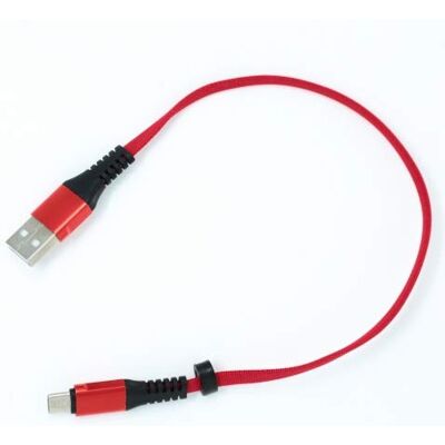 SYSTEM-S Cavo Piatto USB Tipo C 3.1 a USB Tipo A 2.0, 30 cm, Colore: Rosso SYSTEM-S Cavo Piatto USB Tipo C 3.1 a USB Tipo A 2.0, 30 cm, Colore: Rosso