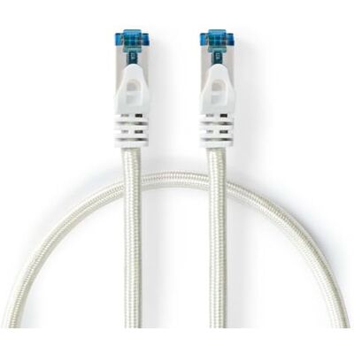 NEDIS Cavo Cat 6a S/FTP RJ45 Maschio RJ45 Maschio Tondo Intrecciato/PVC Argento Confezione con Finestra 1.00 m 1.00 m NEDIS Cavo Cat 6a S/FTP RJ45 Maschio RJ45 Maschio Tondo Intrecciato/PVC Argento Confezione con Finestra 1.00 m 1.00 m