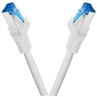 BIGtec Cavo Ethernet CAT 7 Cavo Lan 2m Cavo di Rete 2 pezzi RJ45 Cavo Patch bianco 2 Metri Gigabit POE PC Gaming-Cavo Accessori PS5 compatibile PS4 xBox Switch Ethernet Smart TV Box NAS BIGtec Cavo Ethernet CAT 7 Cavo Lan 2m Cavo di Rete 2 pezzi RJ45 Cavo Patch bianco 2 Metri Gigabit POE PC Gaming-Cavo Accessori PS5 compatibile PS4 xBox Switch Ethernet Smart TV Box NAS
