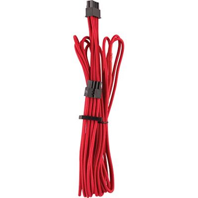 Corsair Cavi Protetti Singolarmente con Guaina EPS12V/ATX12V Type 4 Gen 4 Premium Rosso Corsair Cavi Protetti Singolarmente con Guaina EPS12V/ATX12V Type 4 Gen 4 Premium Rosso