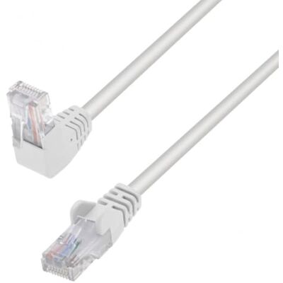 Techly Professional 363180 Cavo di Rete Patch Connettore Angolato 90° CCA Cat. 5E UTP 3 Metri Bianco Bianco Techly Professional 363180 Cavo di Rete Patch Connettore Angolato 90° CCA Cat. 5E UTP 3 Metri Bianco Bianco