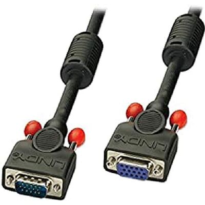 Lindy 36392 Prolunga VGA nera, 1m Lindy 36392 Prolunga VGA nera, 1m