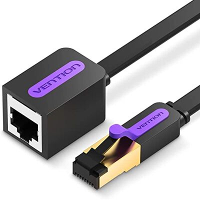 VENTION VENTTION Prolunga Cavo Ethernet CAT 7 a 10Gbps LAN Prolunga Cavo di Rete con Connettori RJ45 per PC, Modem, Router, Compatibile con Cat 5/5e/6/6a (2 m) VENTION VENTTION Prolunga Cavo Ethernet CAT 7 a 10Gbps LAN Prolunga Cavo di Rete con Connettori RJ45 per PC, Modem, Router, Compatibile con Cat 5/5e/6/6a (2 m)