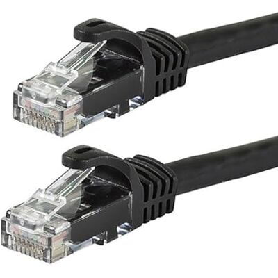 Monoprice FLEXboot Series 109801 Cavo di rete Ethernet UTP, Cat6, 550 MHz, serie FLEXboot, 24 AWG, colore: nero Monoprice FLEXboot Series 109801 Cavo di rete Ethernet UTP, Cat6, 550 MHz, serie FLEXboot, 24 AWG, colore: nero