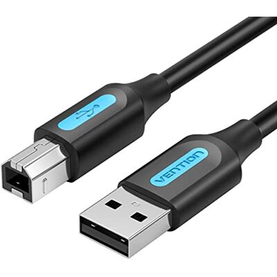 VENTION Cavo Stampante USB Cavo USB 2.0 Tipo A a USB Tipo B Maschio a Maschio Velocità di Trasferimento Dati Speed Fino a 480Mbps per HP, Dell, Canon, Lexmark, Xerox 1,5m VENTION Cavo Stampante USB Cavo USB 2.0 Tipo A a USB Tipo B Maschio a Maschio Velocità di Trasferimento Dati Speed Fino a 480Mbps per HP, Dell, Canon, Lexmark, Xerox 1,5m