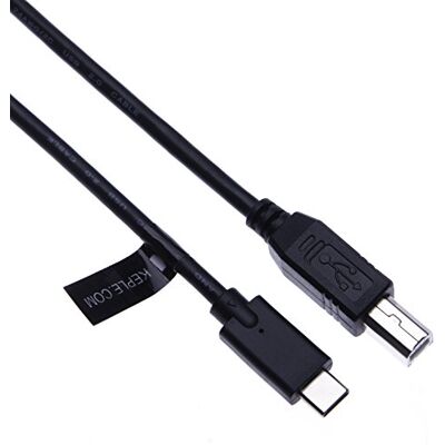 Keple Tipo C a USB B Cavo Stampante per Epson Expression Home XP-235/332/335/432/442, EcoTank ET-4500 con Yoga XPS ZenBook (Thunderbolt 3 compatibile), USB-C Scanner Copiatrice e Stampanti (3m nero) Keple Tipo C a USB B Cavo Stampante per Epson Expression Home XP-235/332/335/432/442, EcoTank ET-4500 con Yoga XPS ZenBook (Thunderbolt 3 compatibile), USB-C Scanner Copiatrice e Stampanti (3m nero)