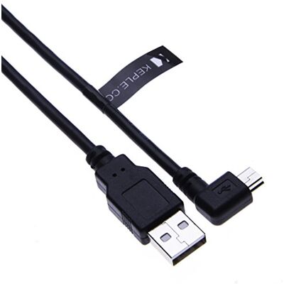 Keple Angolo Retto Mini USB cavo Mini USB Maschio a Maschio 2.0 Connettore Cavetto Compatibile con TomTom Start 25 M, TomTom ONE 30 Series, IQR, New (v2, v3) 1M Keple Angolo Retto Mini USB cavo Mini USB Maschio a Maschio 2.0 Connettore Cavetto Compatibile con TomTom Start 25 M, TomTom ONE 30 Series, IQR, New (v2, v3) 1M