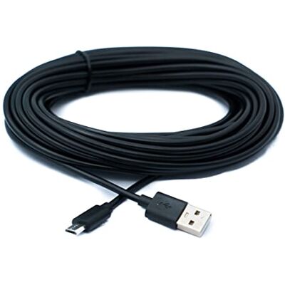 SYSTEM-S Cavo USB 2.0 10 m Micro B maschio a tipo A maschio cavo di ricarica 10 m nero SYSTEM-S Cavo USB 2.0 10 m Micro B maschio a tipo A maschio cavo di ricarica 10 m nero