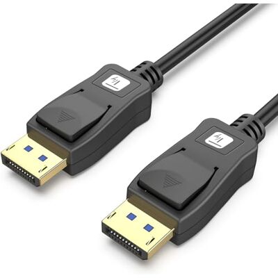 Techly 368147 Cavo Audio/Video DisplayPort 2.1 M/M 10K 5m Nero Nero Techly 368147 Cavo Audio/Video DisplayPort 2.1 M/M 10K 5m Nero Nero