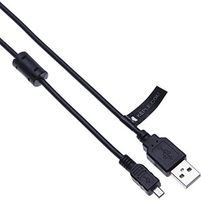 Keple UC-E6 USB Data Sync e cavo per il trasferimento di immagini fotografiche Compatibile con Panasonic Lumix DMC-TZ20, DMC-TZ22, DMC-TZ3, DMC-TZ35, DMC-TZ37 USB 2.0 A maschio a mini B 1,5m Keple UC-E6 USB Data Sync e cavo per il trasferimento di immagini fotografiche Compatibile con Panasonic Lumix DMC-TZ20, DMC-TZ22, DMC-TZ3, DMC-TZ35, DMC-TZ37 USB 2.0 A maschio a mini B 1,5m