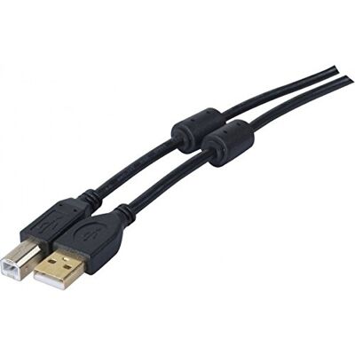 Tecline USB A/USB B 2.0 M/M 2m cavo USB Grigio Tecline USB A/USB B 2.0 M/M 2m cavo USB Grigio