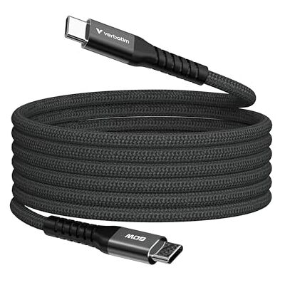 Verbatim Sync & Charge USB-C to USB-C 60 W Magnetic 120 cm – Nero Verbatim Sync & Charge USB-C to USB-C 60 W Magnetic 120 cm – Nero