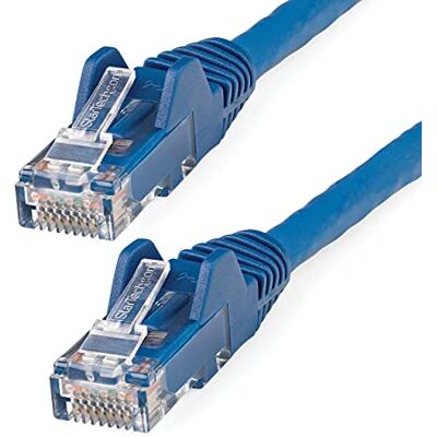 StarTech .com Cavo Ethernet CAT6 2m, Cavo rete Lan RJ45 10 Gigabit 100W PoE, Cavo dati/patch UTP 10GbE, Testato individualmente, Low Smoke Zero Halogen- Certificato UL/TIA, Blu (N6LPATCH2MBL) StarTech .com Cavo Ethernet CAT6 2m, Cavo rete Lan RJ45 10 Gigabit 100W PoE, Cavo dati/patch UTP 10GbE, Testato individualmente, Low Smoke Zero Halogen- Certificato UL/TIA, Blu (N6LPATCH2MBL)