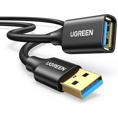UGREEN Cavo Prolunga USB 3.0 Placcato Oro Cable Maschio A Femmina A (2M) UGREEN Cavo Prolunga USB 3.0 Placcato Oro Cable Maschio A Femmina A (2M)